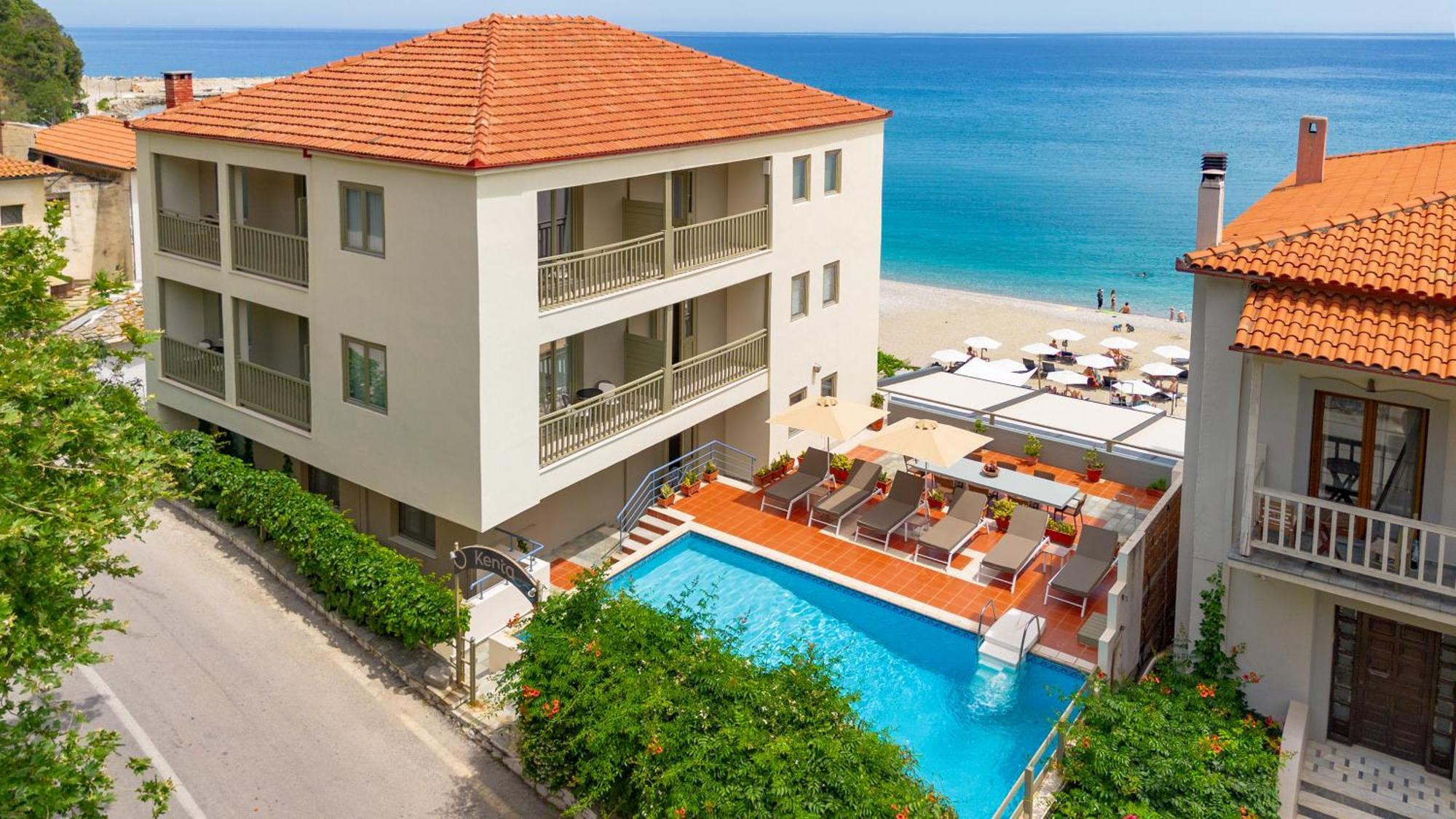 Kenta Beach Hotel Agios Ioannis  Exteriör bild